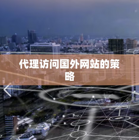 代理访问国外网站的策略