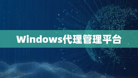 Windows代理管理平台