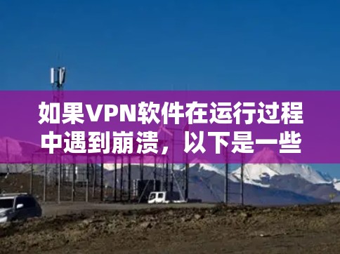 如果VPN软件在运行过程中遇到崩溃，以下是一些可能的解决方案