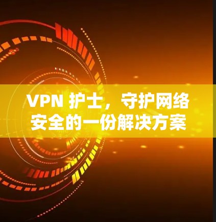 VPN 护士,守护网络安全的一份解决方案 VPN 护士,守护网络安全的一份解决方案