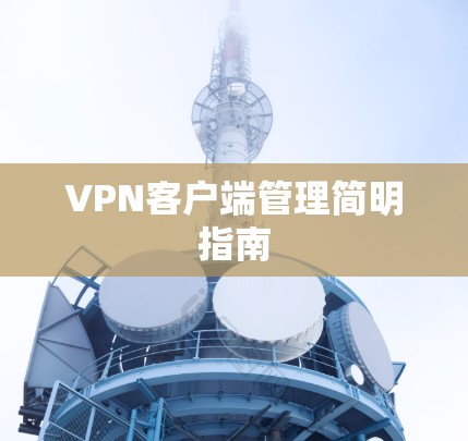 VPN客户端管理简明指南 VPN客户端管理简明指南