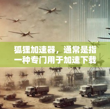 狐狸加速器,通常是指一种专门用于加速下载速度慢、文件下载慢或者视频播放速度慢的工具。这些加速器可以帮助用户在PC上更快地完成下载和播放任务。以下是一些常见的狐狸加速器和它们在PC上的应用方法 狐狸加速器,通常是指一种专门用于加速下载速度慢、文件下载慢或者视频播放速度慢的工具。这些加速器可以帮助用户在PC上更快地完成下载和播放任务。以下是一些常见的狐狸加速器和它们在PC上的应用方法