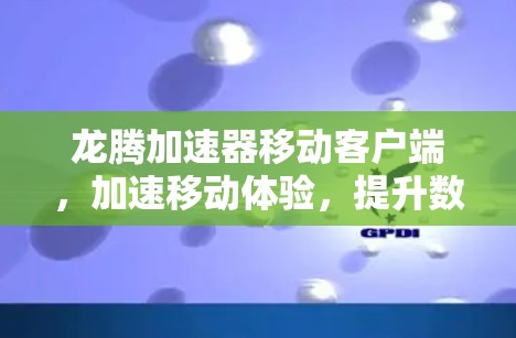 龙腾加速器移动客户端,加速移动体验,提升数据传输效率
