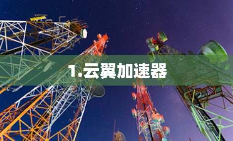 1.云翼加速器