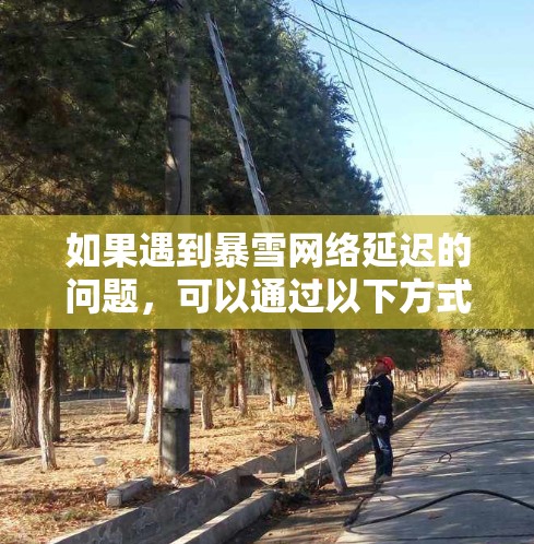 如果遇到暴雪网络延迟的问题，可以通过以下方式优化网络体验