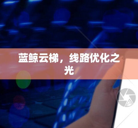 蓝鲸云梯,线路优化之光 蓝鲸云梯,线路优化之光