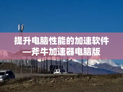 提升电脑性能的加速软件—斧牛加速器电脑版 提升电脑性能的加速软件—斧牛加速器电脑版
