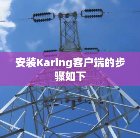 安装Karing客户端的步骤如下