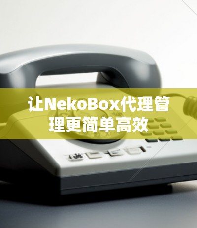 让NekoBox代理管理更简单高效