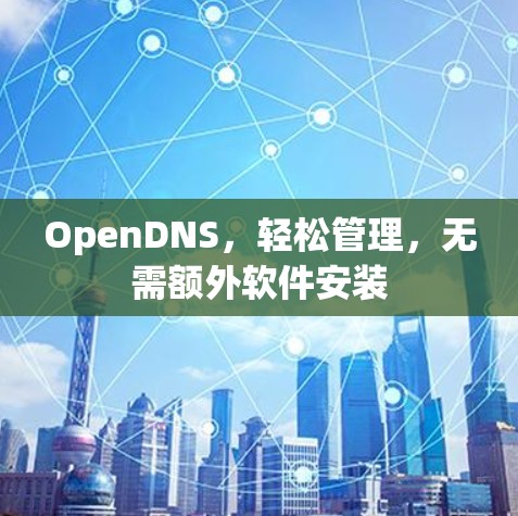 OpenDNS，轻松管理，无需额外软件安装
