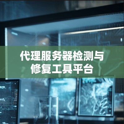 代理服务器检测与修复工具平台