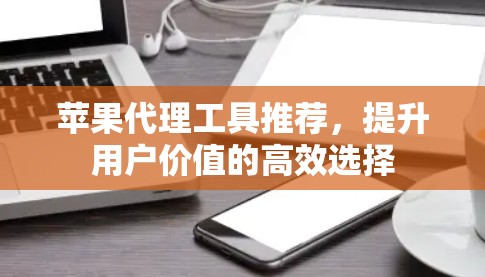 苹果代理工具推荐，提升用户价值的高效选择