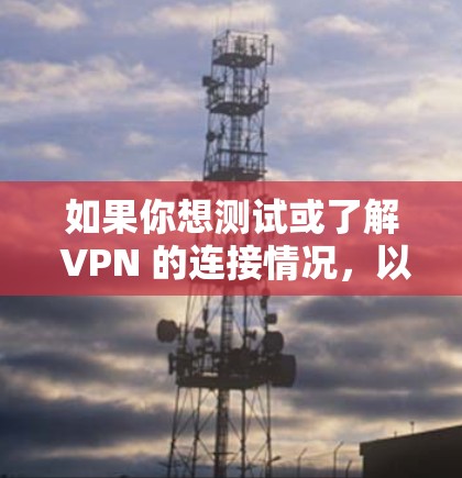 如果你想测试或了解 VPN 的连接情况,以下是一些步骤和建议
