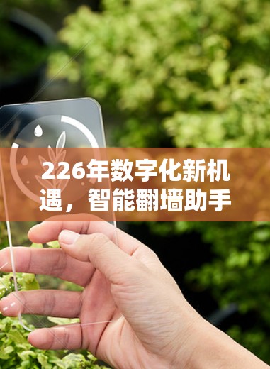 226年数字化新机遇,智能翻墙助手助力远程办公
