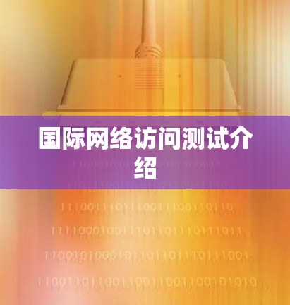 国际网络访问测试介绍
