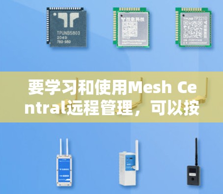 要学习和使用Mesh Central远程管理，可以按照以下步骤进行操作