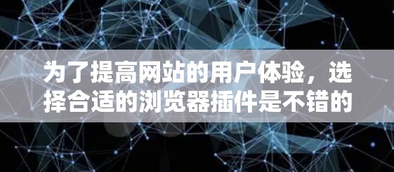 为了提高网站的用户体验,选择合适的浏览器插件是不错的选择。以下是对几种插件的详细分析和推荐