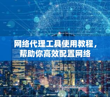 网络代理工具使用教程，帮助你高效配置网络