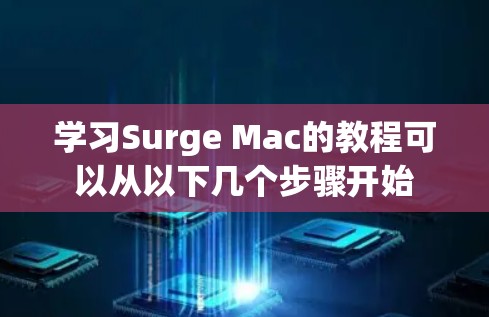 学习Surge Mac的教程可以从以下几个步骤开始