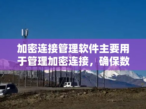 加密连接管理软件主要用于管理加密连接，确保数据的安全性。以下是对这些软件的详细介绍