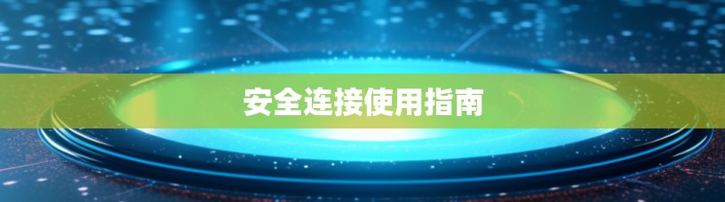 安全连接使用指南 安全连接使用指南