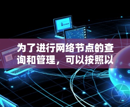 为了进行网络节点的查询和管理，可以按照以下步骤进行操作