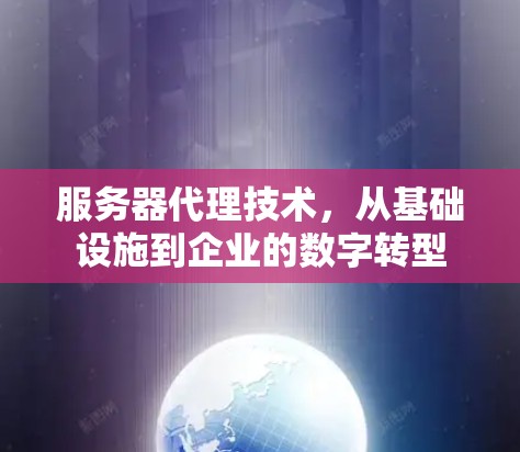 服务器代理技术，从基础设施到企业的数字转型