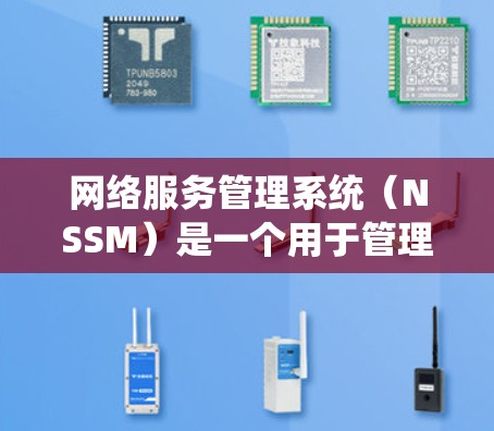 网络服务管理系统(NSSM)是一个用于管理网络服务的软件系统,它通常用于企业级、部门级或组织级的网络服务管理需求。NSSM能够帮助组织高效地管理网络资源,确保网络服务的正常运行并满足用户的需求